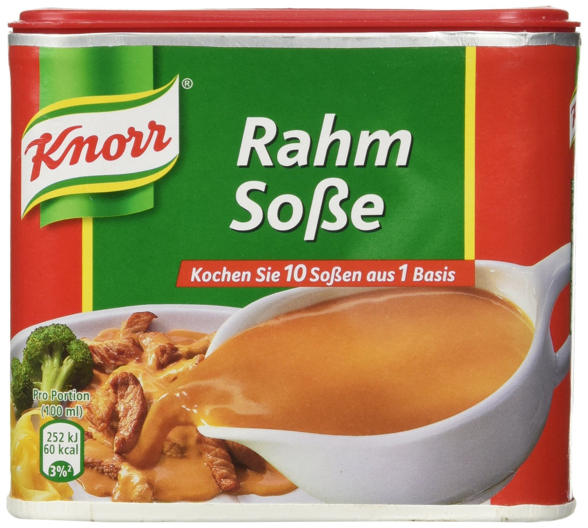 Knorr Creamy Gravy for Meat bottle pour—smooth sauce to elevate meat dishes
