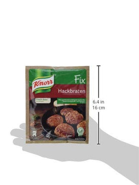Onion and parsley seasoning from Knorr Fix Hackbraten for savory meat dishes.