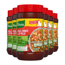 Knorr Granulated Bouillon Tomato Chicken pack6 label ready to flavor soups