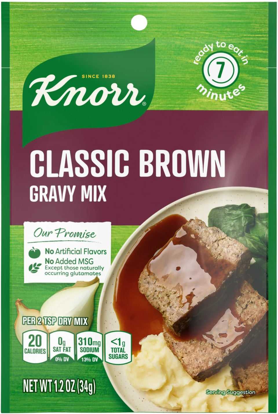 Knorr Gravy Classics brown gravy packets ready for holiday-style meals