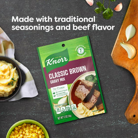 Knorr Gravy Classics with no artificial flavor for a clean-tasting gravy