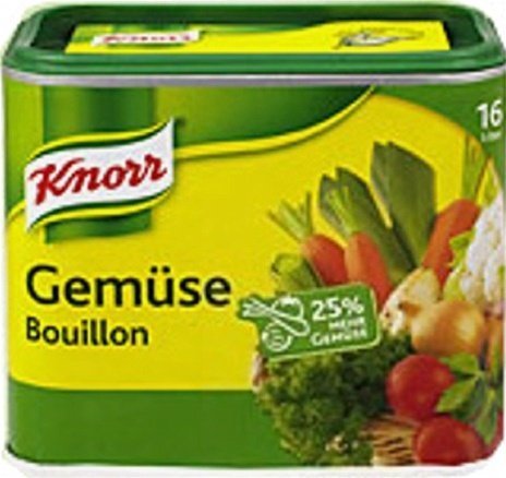 Knorr Instant Vegetable Bouillon packaging for quick and convenient meal prep