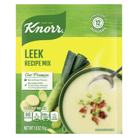 Knorr Leek Soup Mix pours into a pot for a quick, comforting soup.