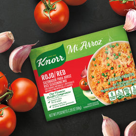 Knorr Mi Arroz red rice seasoning mix 12-pack display for meal planning