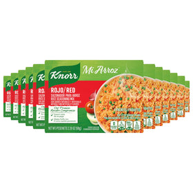 Knorr Mi Arroz red rice seasoning packaging front for easy weeknight flavor