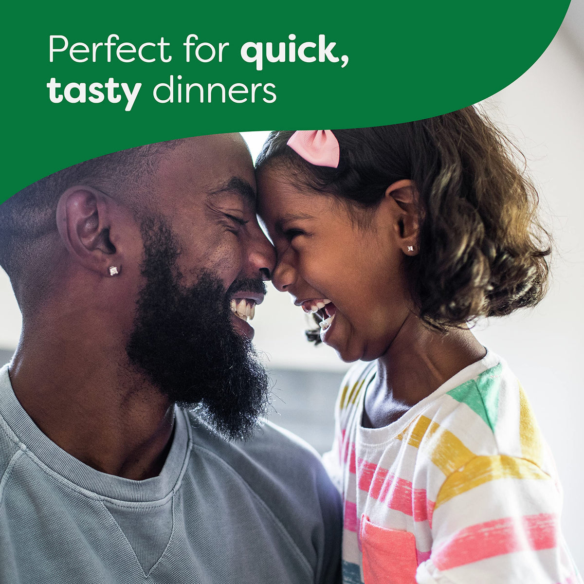 Family dinner table featuring Knorr Cheddar Broccoli Side as a quick option.