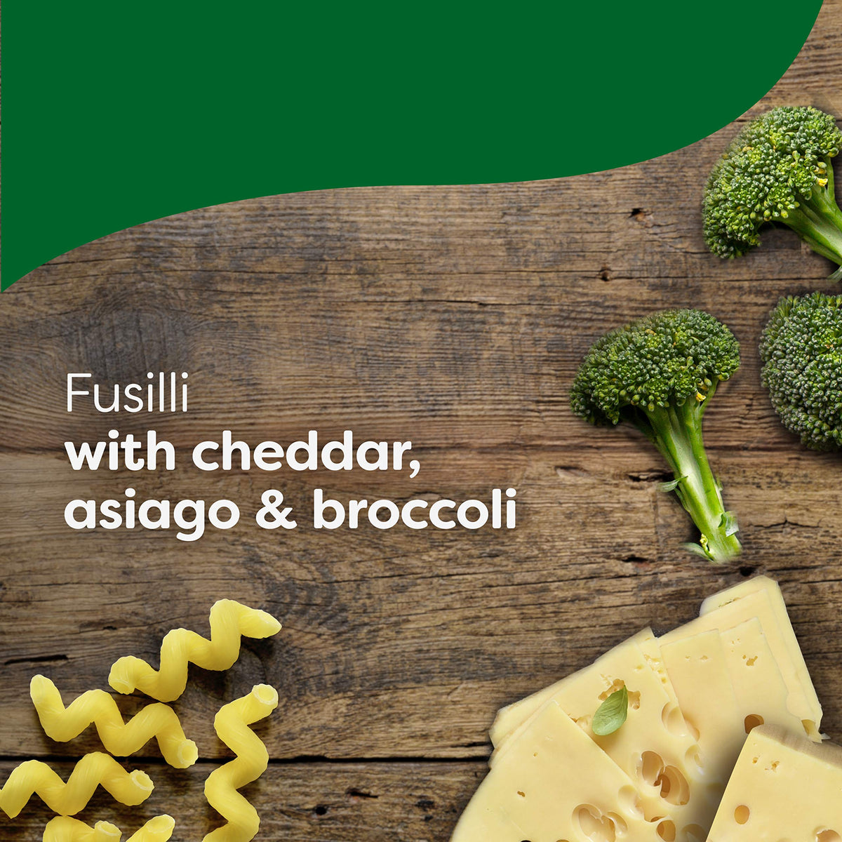 Knorr Pasta Sides Cheddar Broccoli microwaved to a fast, convenient dinner.