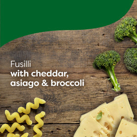 Knorr Pasta Sides Cheddar Broccoli microwaved to a fast, convenient dinner.
