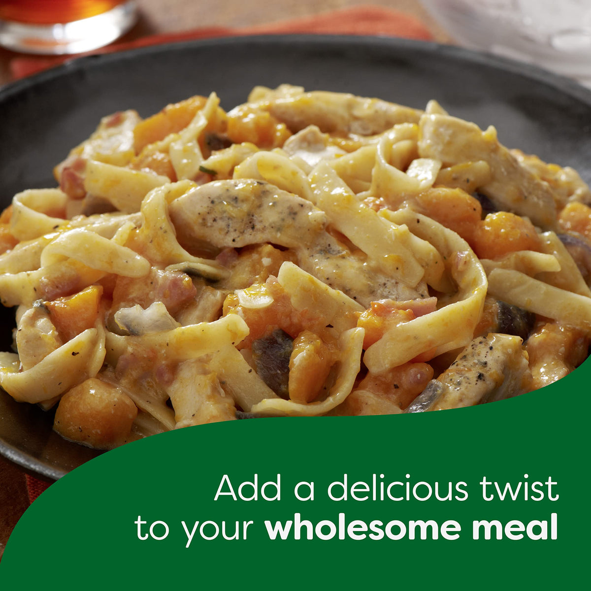 Knorr Pasta Sides Chicken Fettuccine in a pot showing easy stovetop preparation
