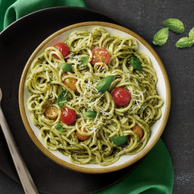 Nine-minute timer image showing Knorr pesto sauce ready.