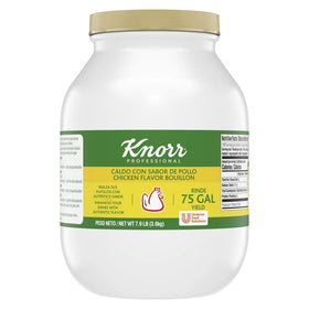 Knorr Professional chicken bouillon bulk container for easy kitchen prep.