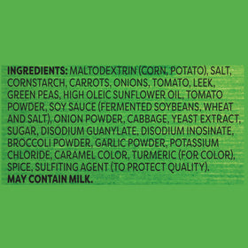 Knorr Recipe Mix Vegetable in leek soup imagery conveys warmth.