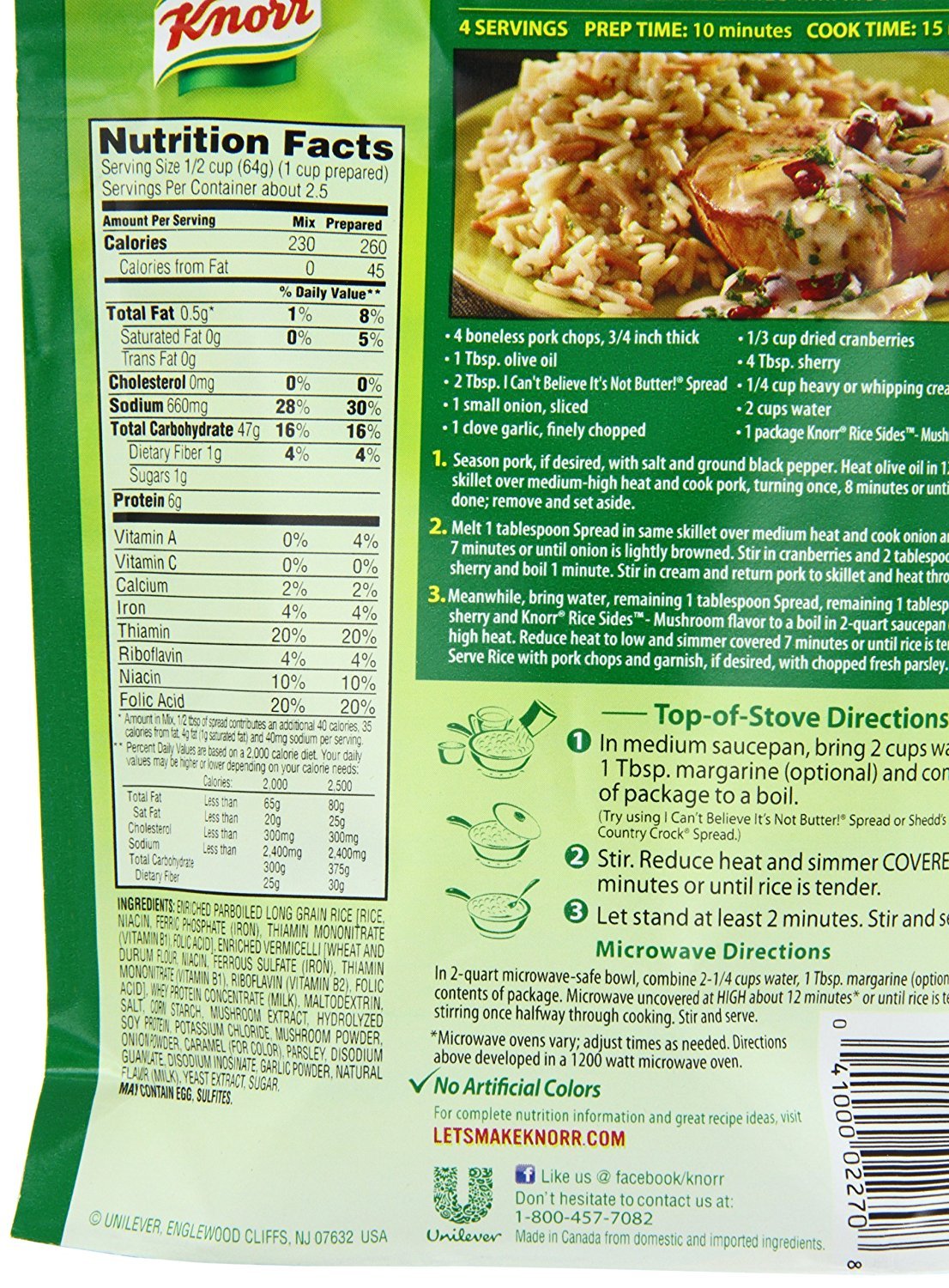 Knorr Rice Sides Mushroom steaming on the stove, ideal weeknight base.