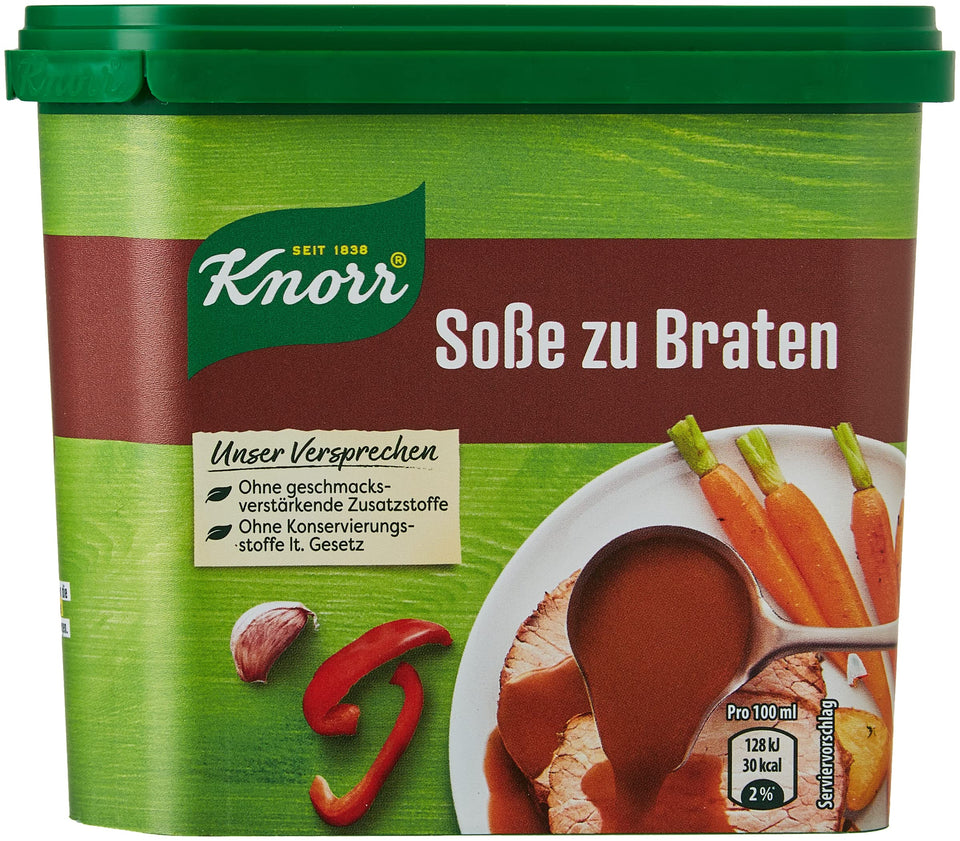 Knorr Roast Gravy bottle front view for 2.75L, convenient family size.