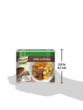 Knorr Roast Gravy kitchen setup with ladle, evokes weeknight dinner prep.