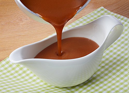 Knorr Roast Gravy pouring into dish, ready-to-serve flavor for roasts.