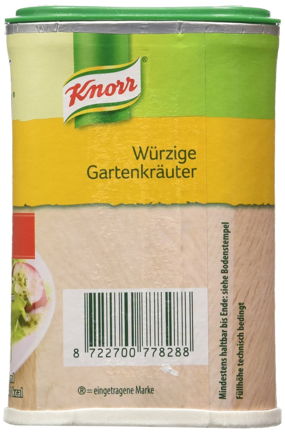 Knorr Garden Herbs dressing being poured to elevate fresh salads