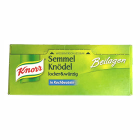 Knorr Semmelknodel rinsed under cold water before serving.