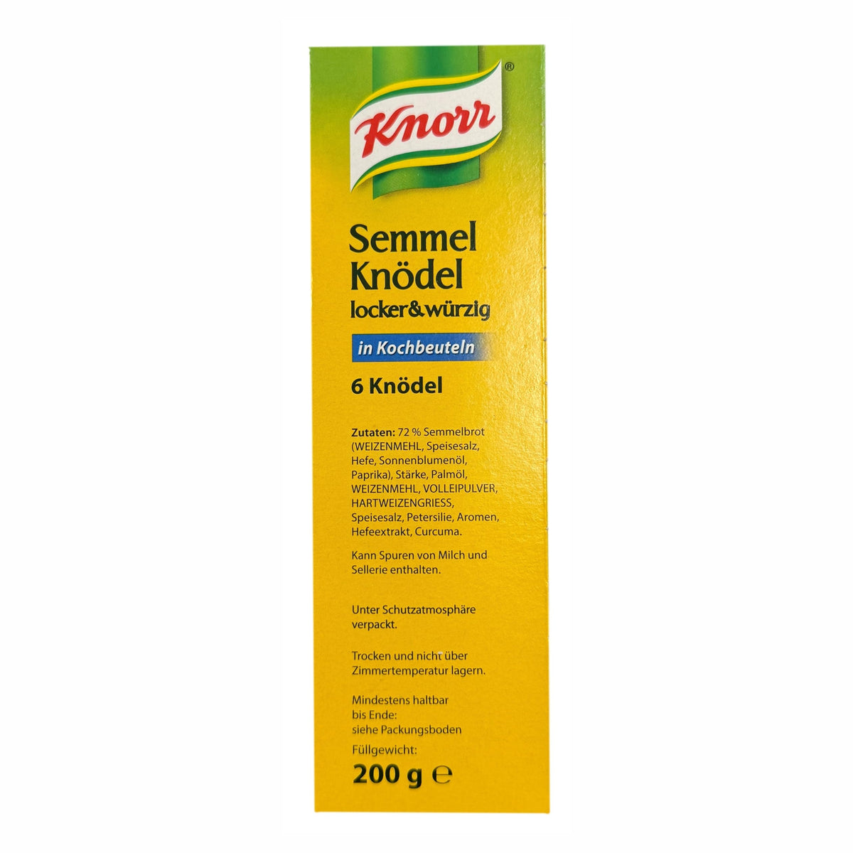 Knorr Semmelknodel simmering to a tender finish.