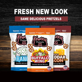 Knotty Pretzels 3-pack variety for entertaining.