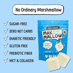 Know Brainer Max Mallow gluten-free marshmallows fit various diets