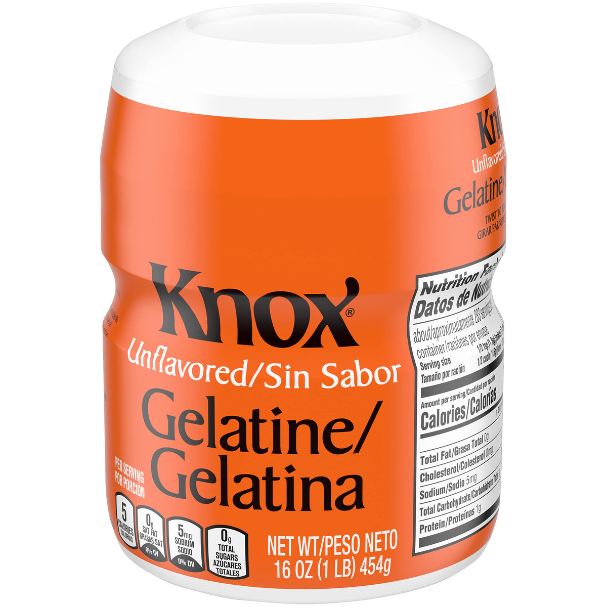 Knox unflavored gelatin jelled dessert after chill highlights glossy finish