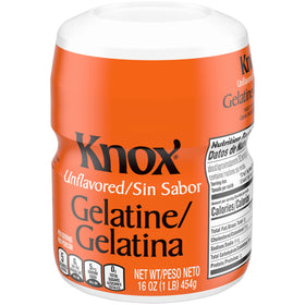 Knox unflavored gelatin jelled dessert after chill highlights glossy finish