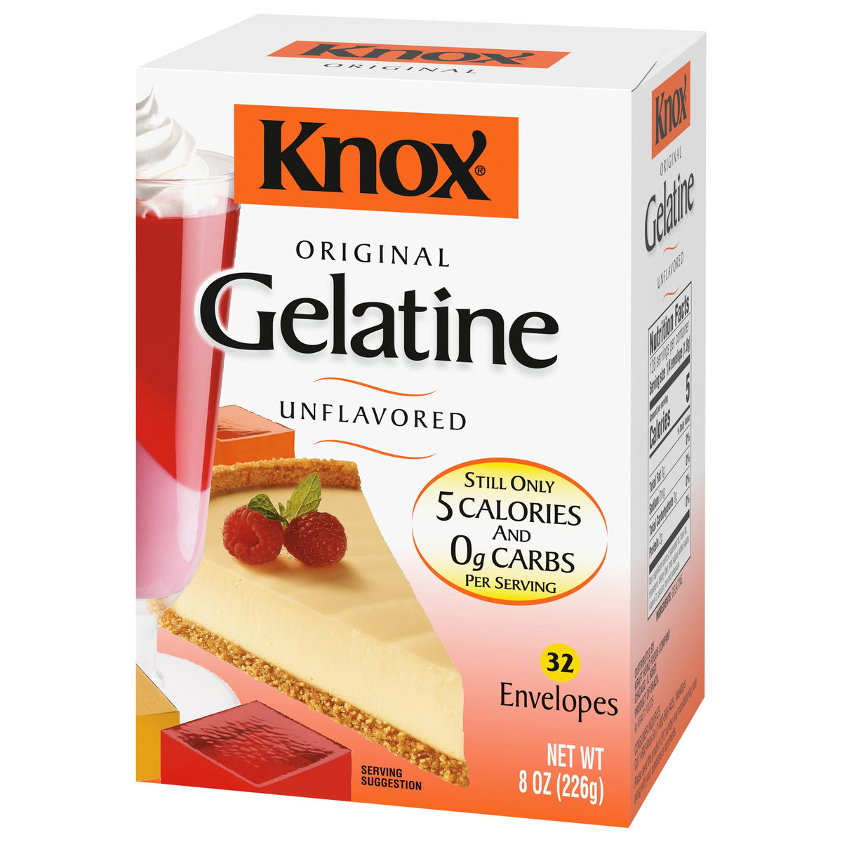 Parfaits and cheesecakes benefit from Knox gelatin as a light thickener.