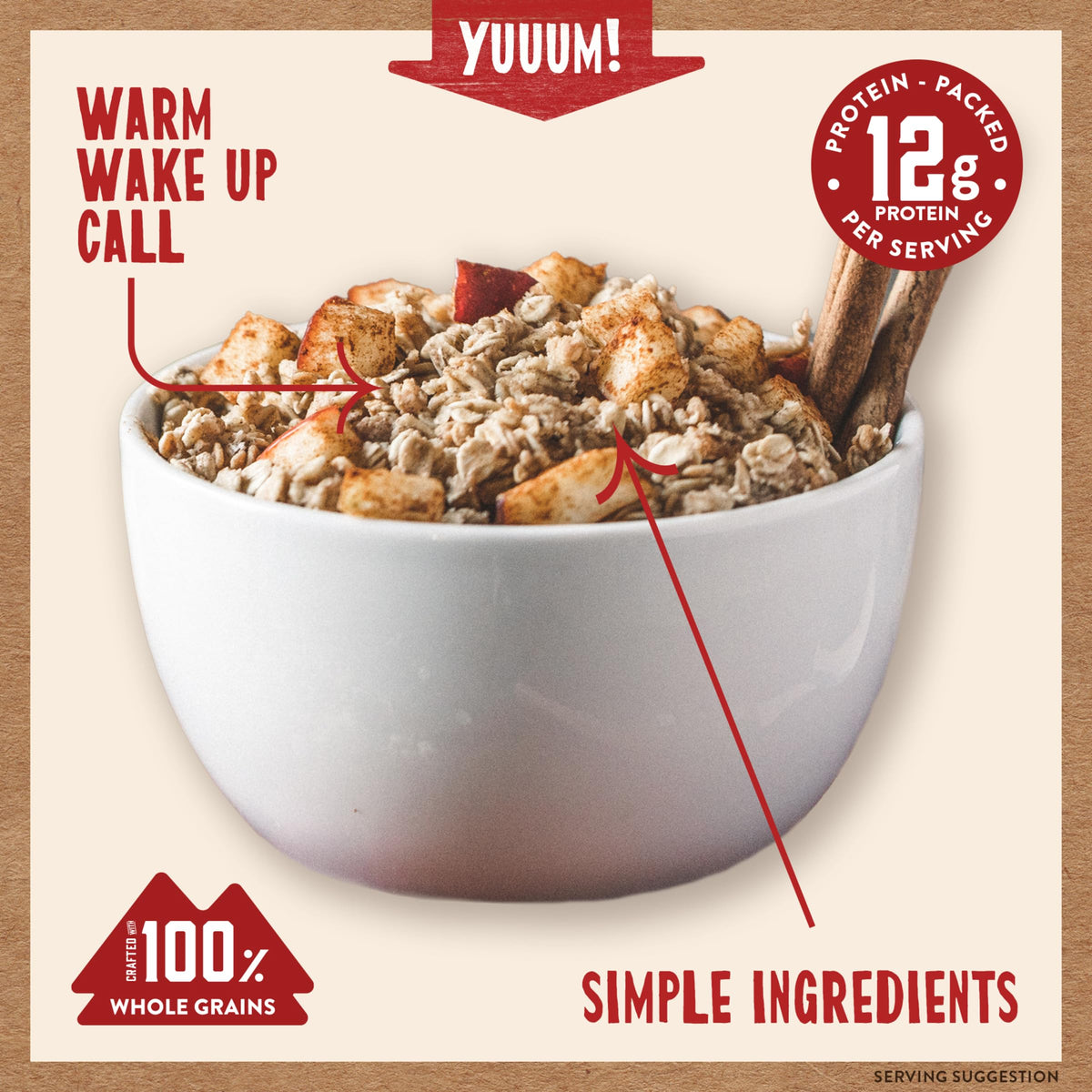 Kodiak Cakes 6-box bulk pack displayed on pantry shelf for easy storage.