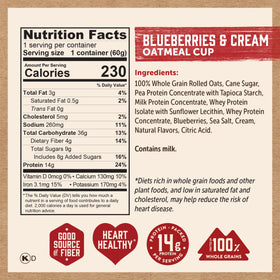 Snack-ready cup on desk suggests portable nutrition for on-the-go mornings.