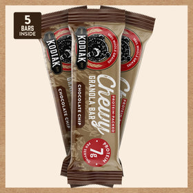 Kodiak Cakes Chewy Granola Bars Chocolate Chip at the office for a quick, satisfying break
