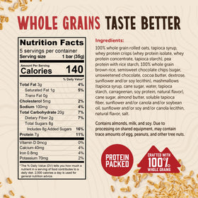 Packaging image emphasizing 7 grams protein per serving.