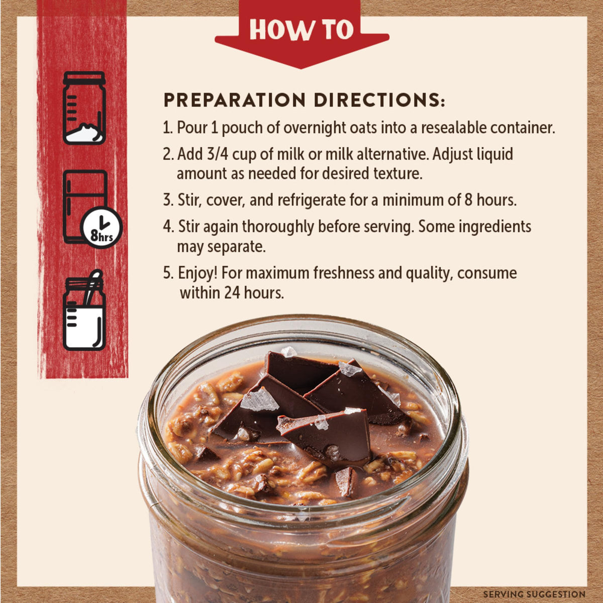 Kodiak Cakes Dark Chocolate Sea Salt low sugar breakfast option.