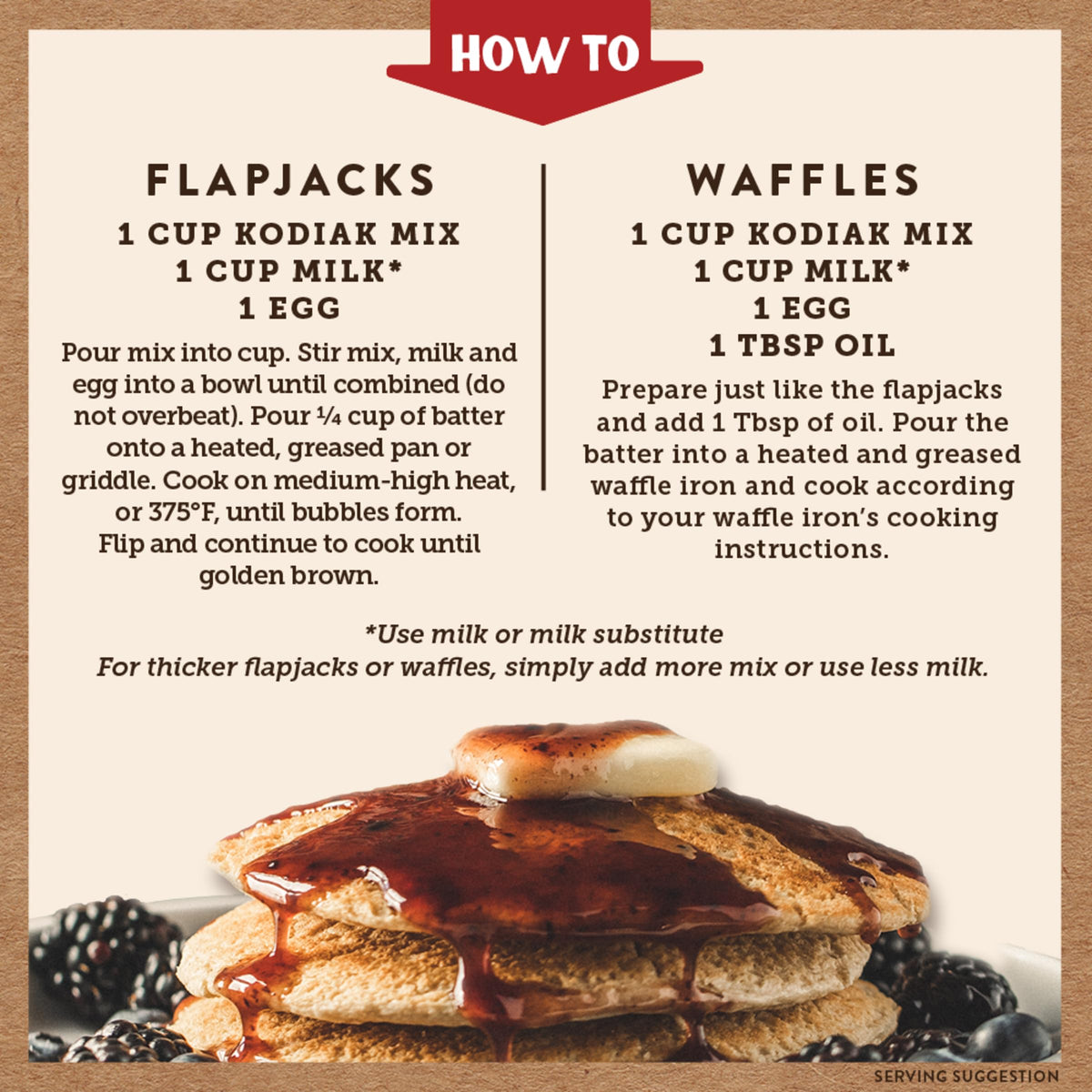 Kodiak Cakes Frontier Oat waffles on a plate, easy gluten-free morning treat