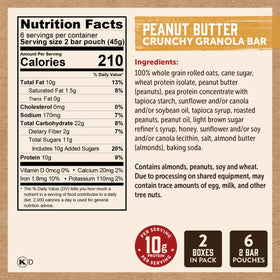 Kodiak Cakes granola bars on-the-go snack option for breakfast or mid-day energy.