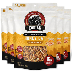 Kodiak Cakes granola honey oat pouch with protein-packed crunch for on-the-go mornings