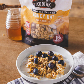 Kodiak Cakes granola honey oat snack pack offers convenient, tasty energy