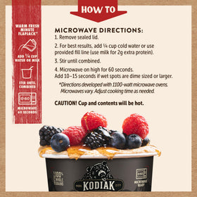 Kodiak Cakes high-protein breakfast cups deliver wholesome nourishment from whole grains