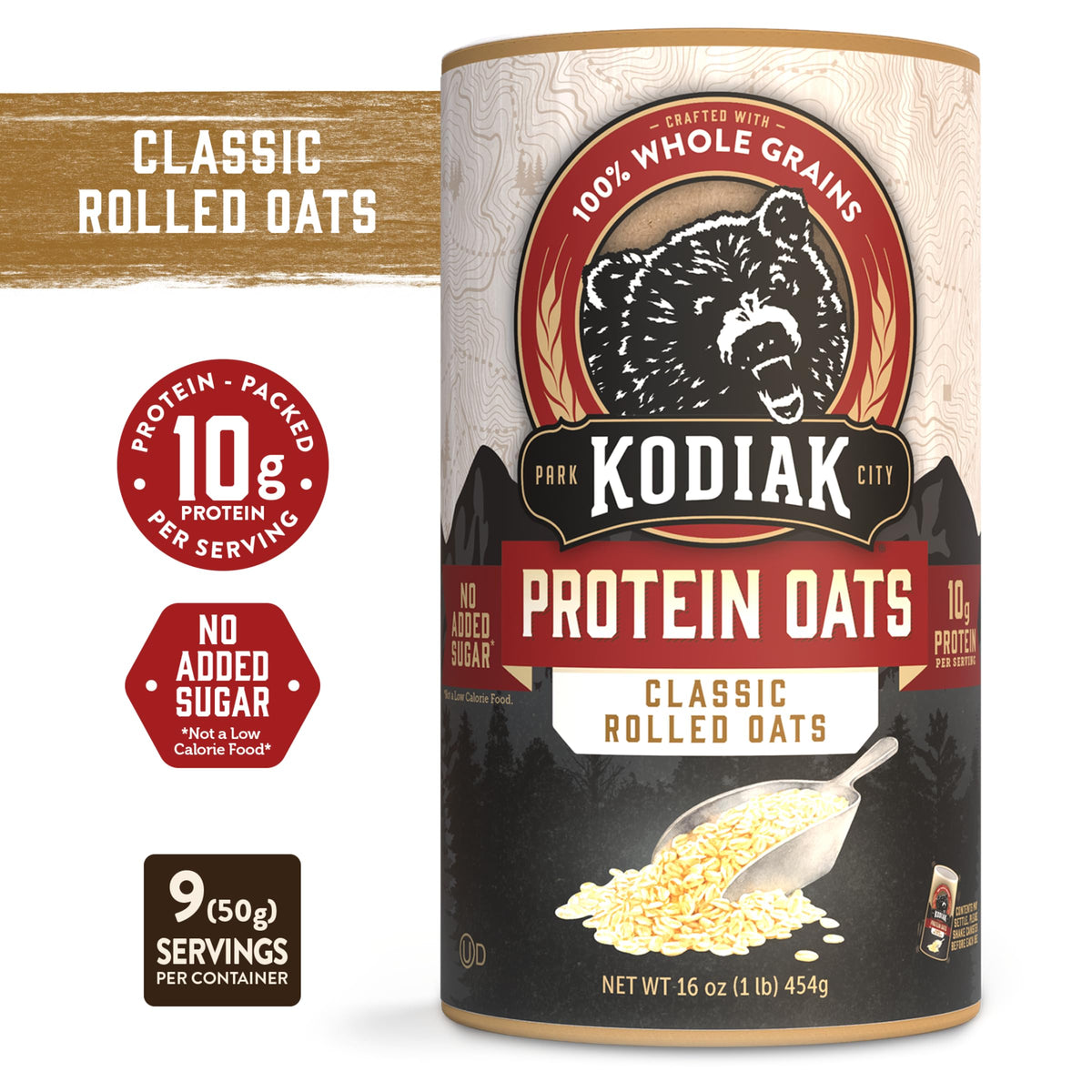 Kodiak Cakes high protein oats ideal for energizing mornings.