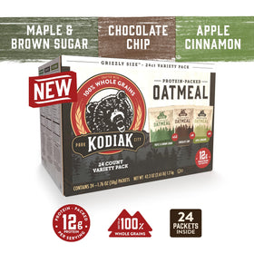 Kodiak Cakes instant oatmeal apple cinnamon packet ideal for a warm, satisfying morning