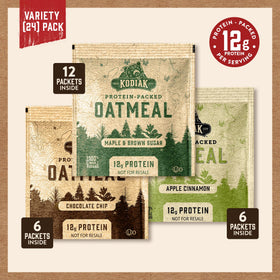 Kodiak Cakes chocolate chip packet with real oats for tasty protein boost