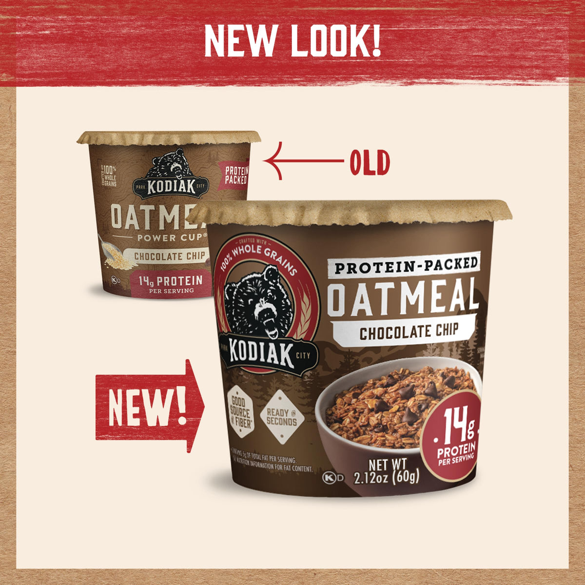 Pouring water into Kodiak Cakes oatmeal cup to start a quick, protein-rich morning