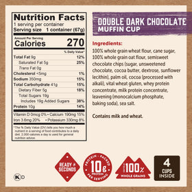 Kodiak Cakes Minute Muffin Cup Variety Pack packaging — compact pantry display.