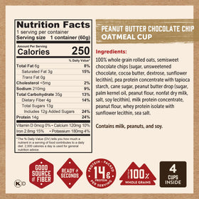 Kodiak Cakes Oatmeal Unleashed packaging on display