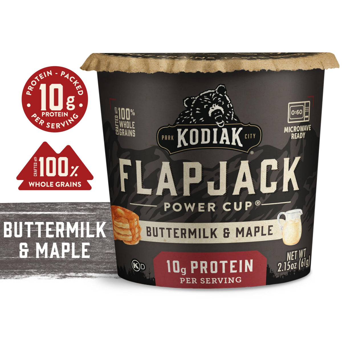 Kodiak Cakes on-the-go pancake cups offer pour-and-make convenience for busy mornings