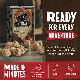 Kodiak Cakes on trail snack delivering convenient energy on the go.
