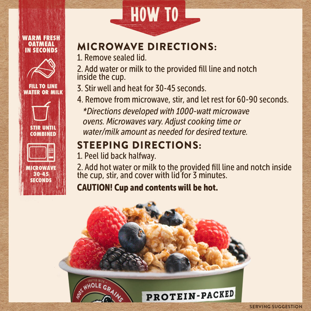 Kodiak Cakes twelve-cup pack image shows convenient on-the-go breakfast solution.