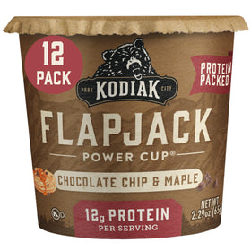 Kodiak Cakes Pancake On The Go pack front; fast, wholesome breakfast option.