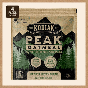 Kodiak Cakes Peak ready-in-seconds oatmeal steaming cup