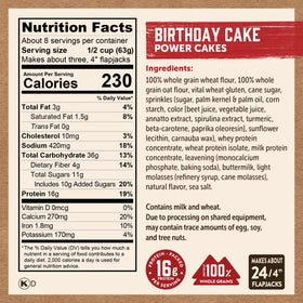 Kodiak Cakes mix for camping breakfast, easy to prepare on mornings away.